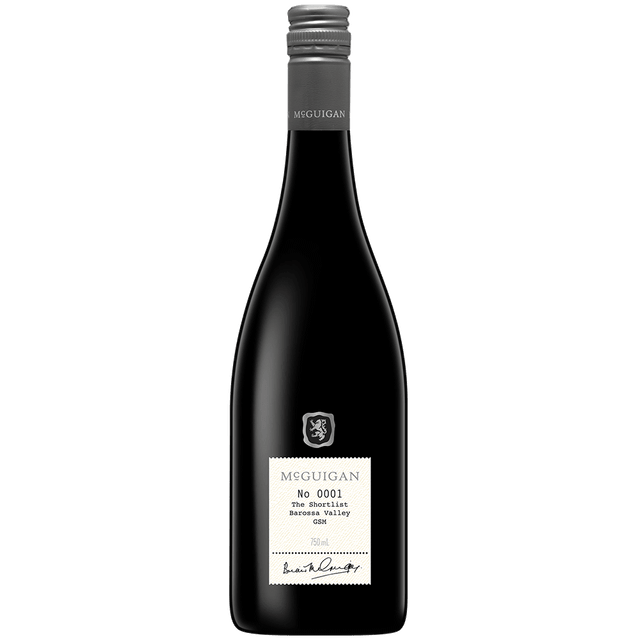 750ml wine bottle 2017 McGuigan The Shortlist GSM